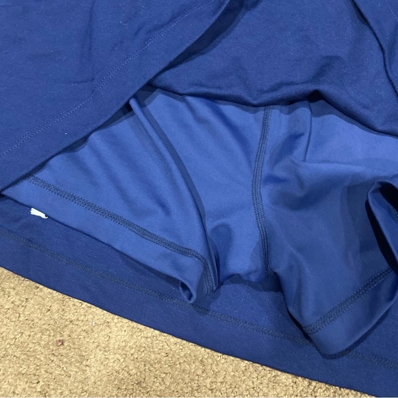 Prince Pickleball Women's Mid-Rise Mini Slit Skort Embroidered XXL Blue - Picture 5 of 6